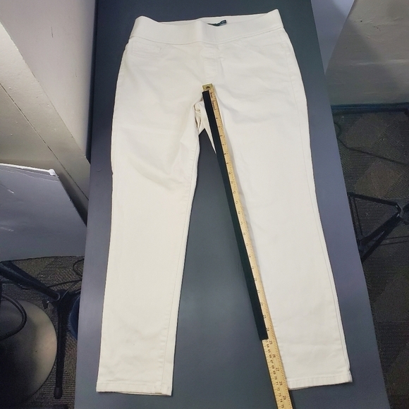 Lauren Ralph Lauren Modern Legging Women's Size 12 White Cream - Picture 7 of 16